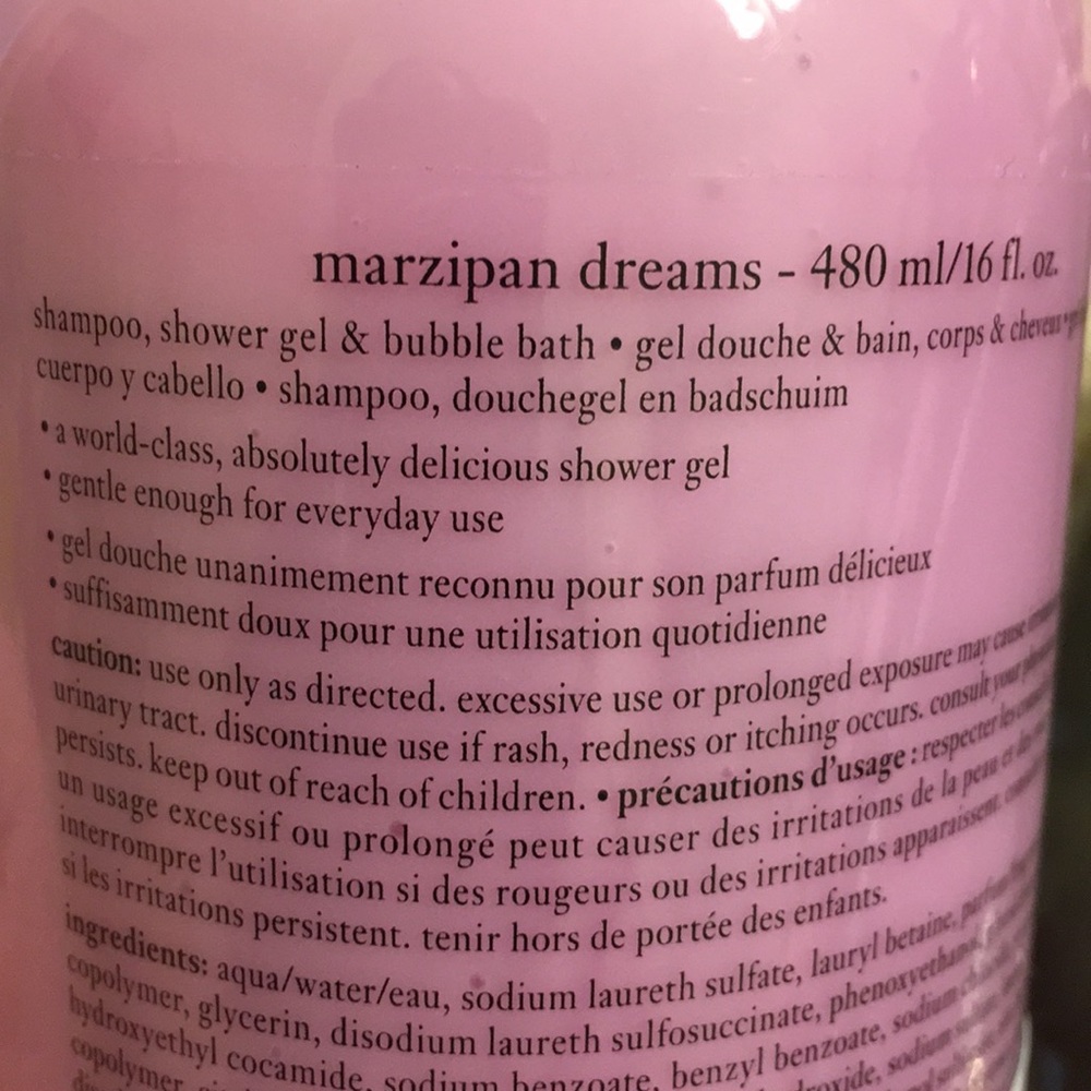 Philosophy Marzipan Dreams Shampoo Shower Gel 16oz - Picture 4 of 5